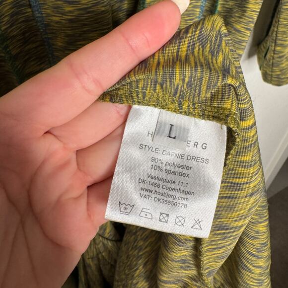 Hosbjerg Green Exposed Seams Dafnie Dress - Picture 4 of 6